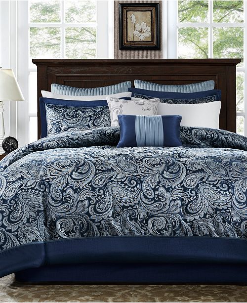 Addison Park Aubrey Full 9 Pc Comforter Set Reviews Bed In A Bag Bed Bath Macy S