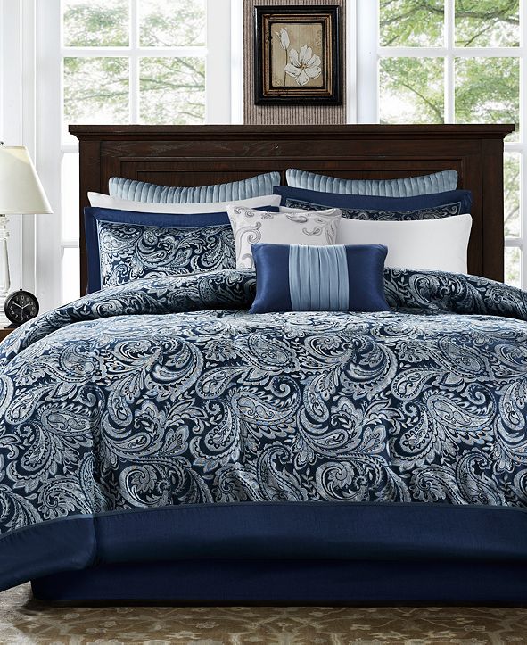 Addison Park Aubrey Queen 9Pc. Comforter Set & Reviews Bed in a Bag