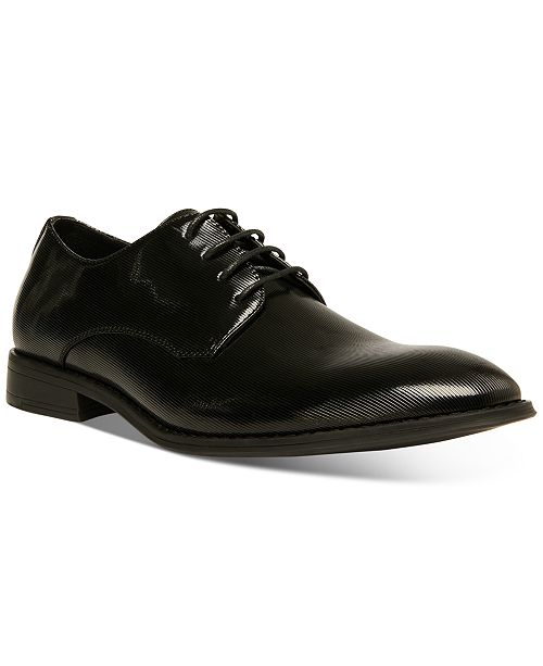 Steve Madden Men S Crakke Embossed Patent Occasion Derby Reviews All Men S Shoes Men Macy S