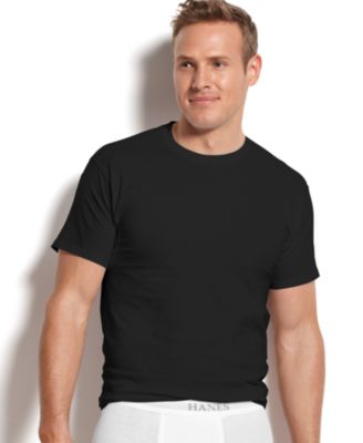 black hanes undershirts