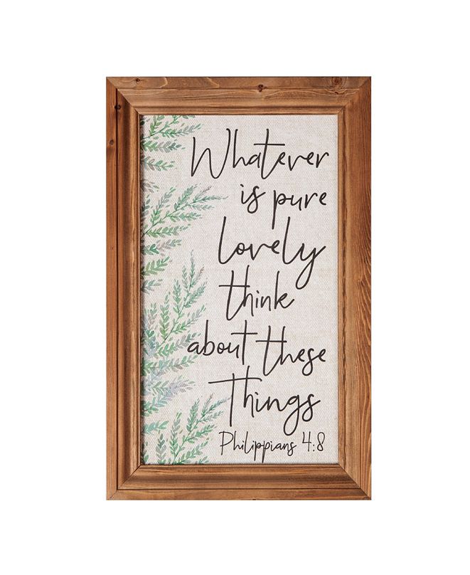 P Graham Dunn Whatever Is Pure Lovely Think About Those Things Wall Art