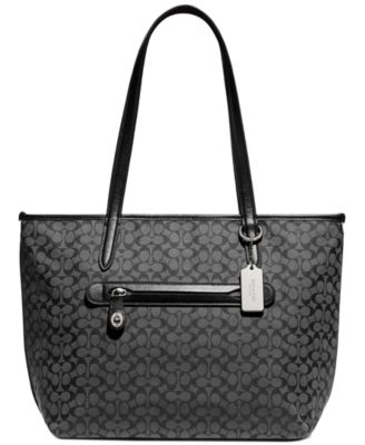 signature jacquard taylor tote