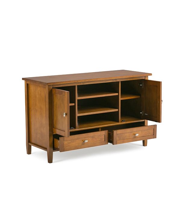 Simpli Home Warm Shaker TV Stand & Reviews Furniture Macy's