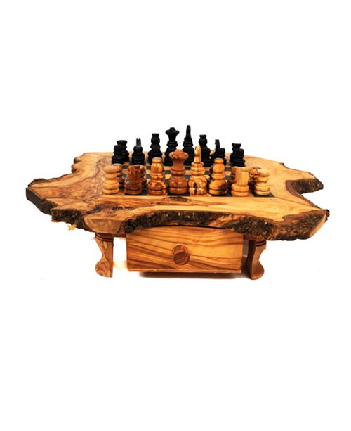 Beldinest Olive Wood Chess Set Naturalist Live Edge 6 X 6 Reviews Home Macy S