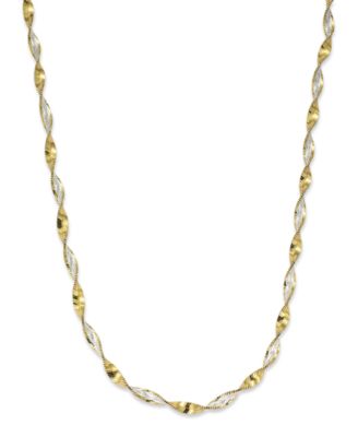 twisted chain necklace