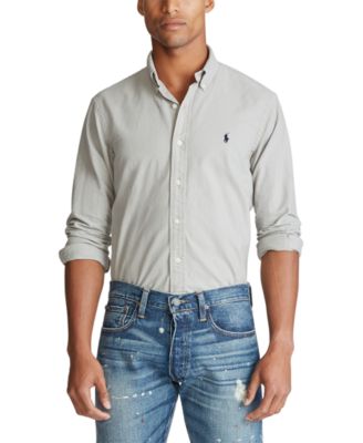 polo ralph lauren men's classic fit cotton oxford shirt