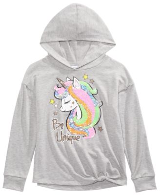 girls sequin hoodie