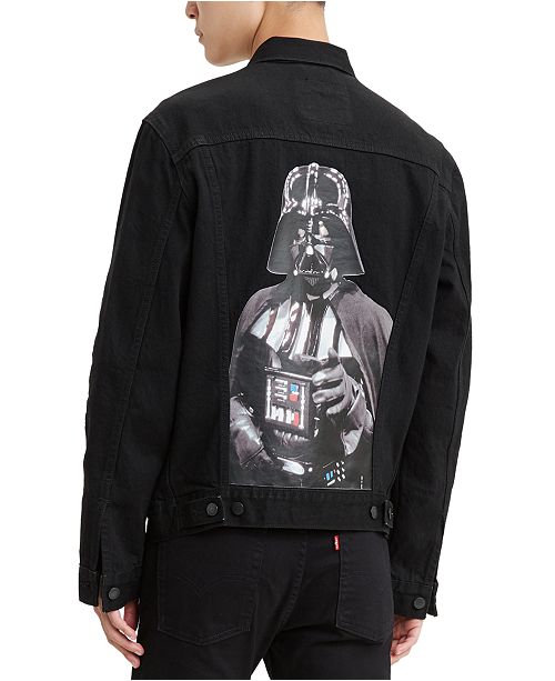 Levi S Men S Star Wars Darth Vader Trucker Jacket Reviews Coats Jackets Men Macy S