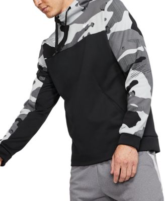 men's fleece camo training hoodie