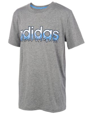 adidas dripping logo t shirt