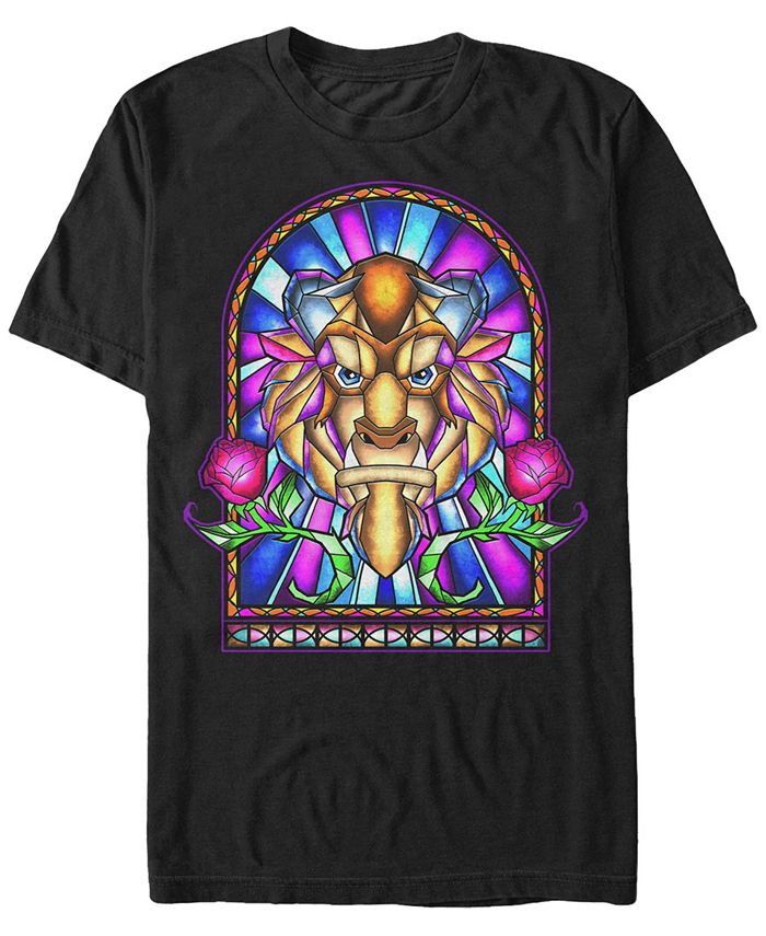 Disney Men S Beauty And The Beast Stained Glass Window Short Sleeve T Shirt Reviews T Shirts Men Macy S He looked through a window, but instead of snow saw the most delightful arbours and beautiful flowers. men s beauty and the beast stained glass window short sleeve t shirt