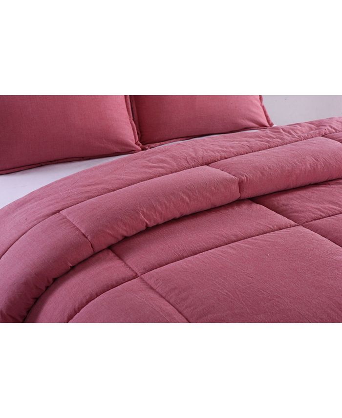 Messy Bed Washed Cotton Comforter Mini Set, Twin Extra Long & Reviews