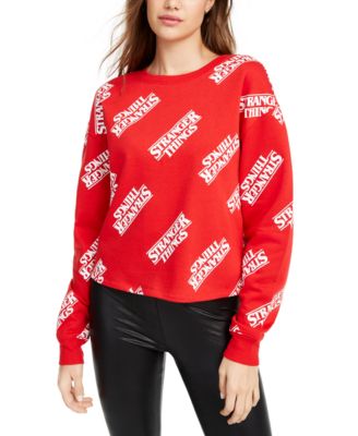 stranger things red sweatshirt