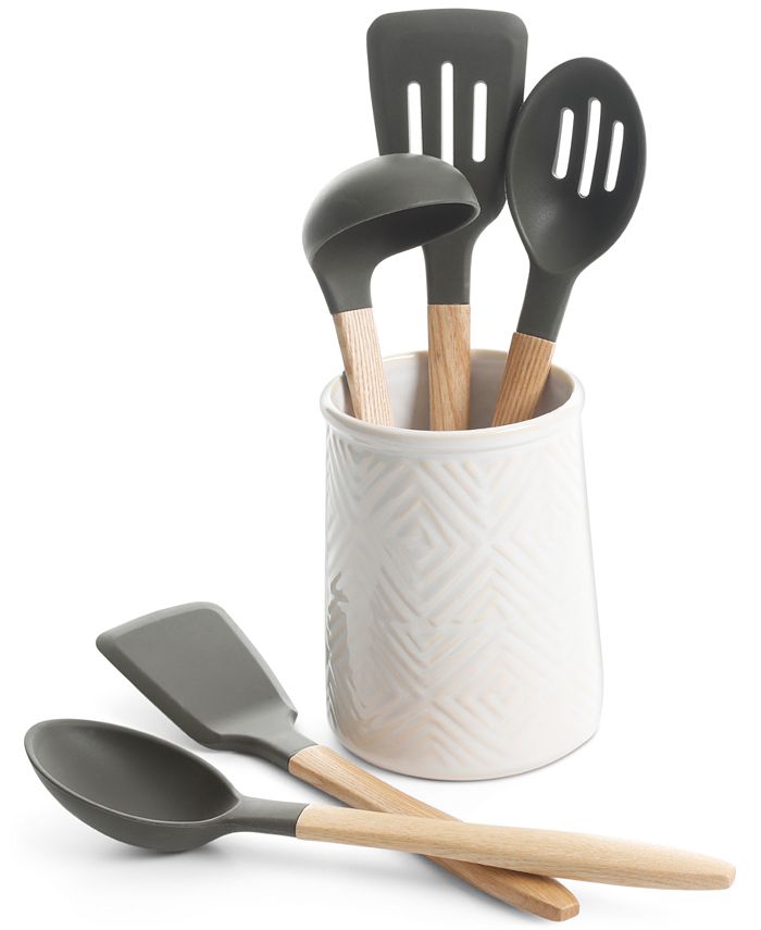 Cravings by Chrissy Teigen 6-Pc. Ceramic Crock & Tools Set ...
