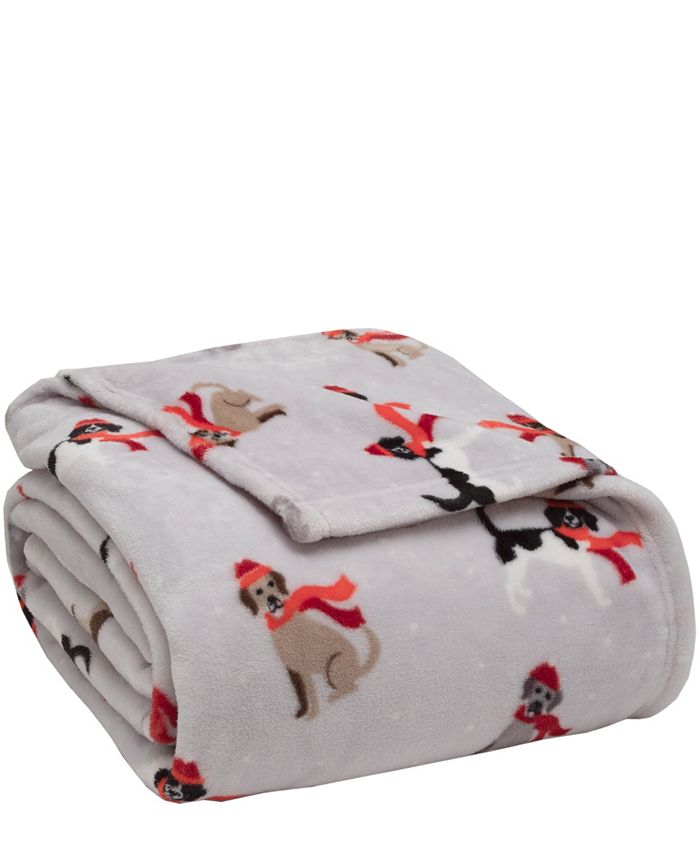Charisma plush queen or king blankets 3 colors nwt. macy s