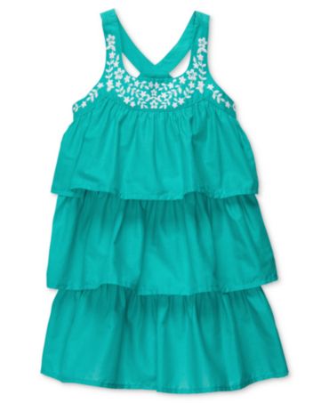 Carter's Kids Dress, Little Girls Teal Sundress - Kids - Macy's