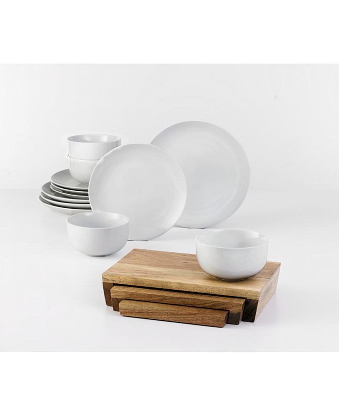 The Cellar Whiteware Coupe Collection, Created for Macy's & Reviews Dinnerware Dining Macy's