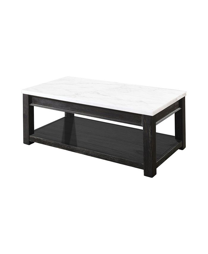 Furniture Of America Benley Marble Top Coffee Table Reviews Furniture Macy S