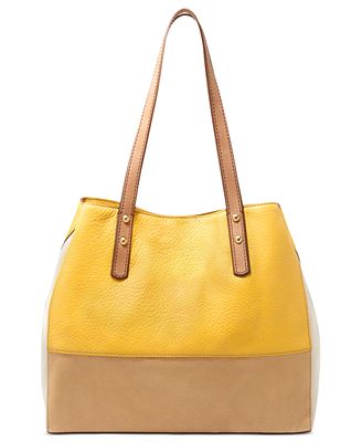 Fossil Zoey Leather Shopper - Handbags & Accessories - Macy's