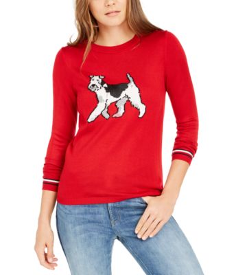 womens red tommy hilfiger jumper