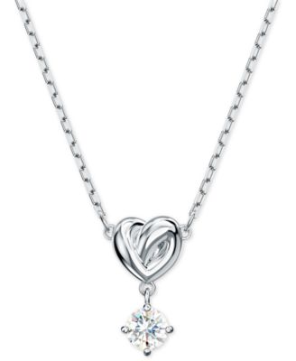 heart knot necklace