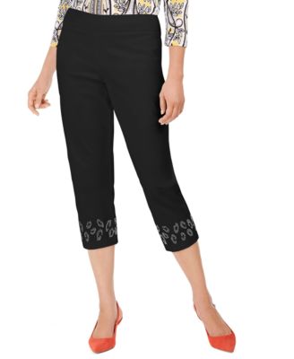 macy's women's capri pants