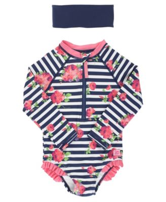 baby girl long sleeve swimwear
