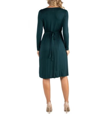 long sleeve professional dress