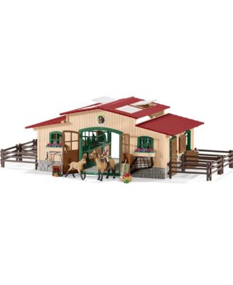 horse and stable set