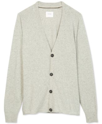 mens cardigan with leather elbow patches