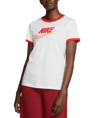 red nike t shirt women's
