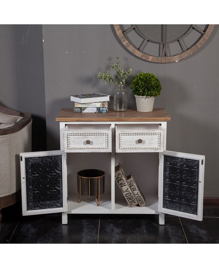 Luxen Home Wood And Metal Buffet Console & Reviews Furniture