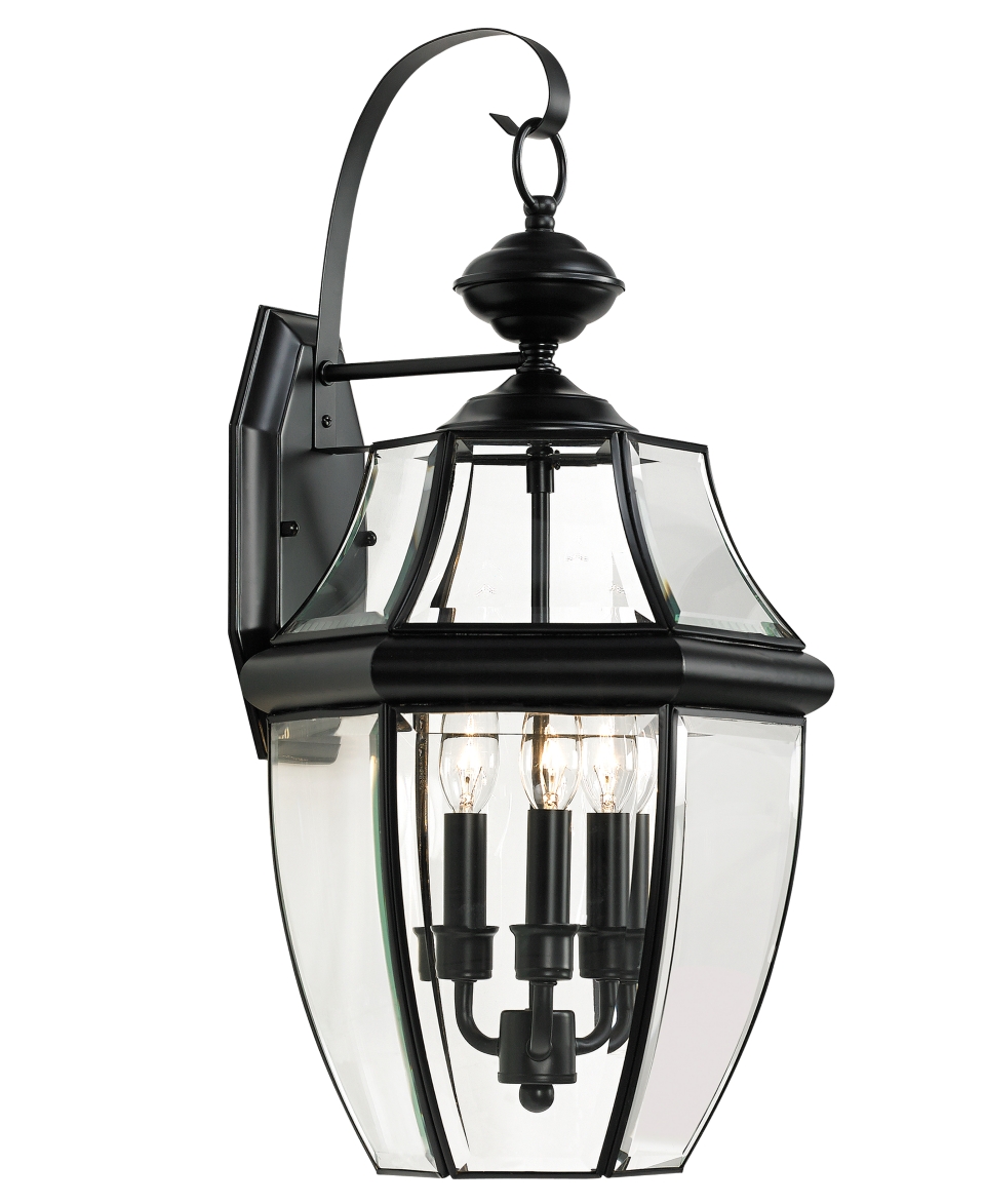 Sea Gull Outdoor Lighting, Three Light Lancaster Wall Lantern   Lighting & Lamps   For The Home