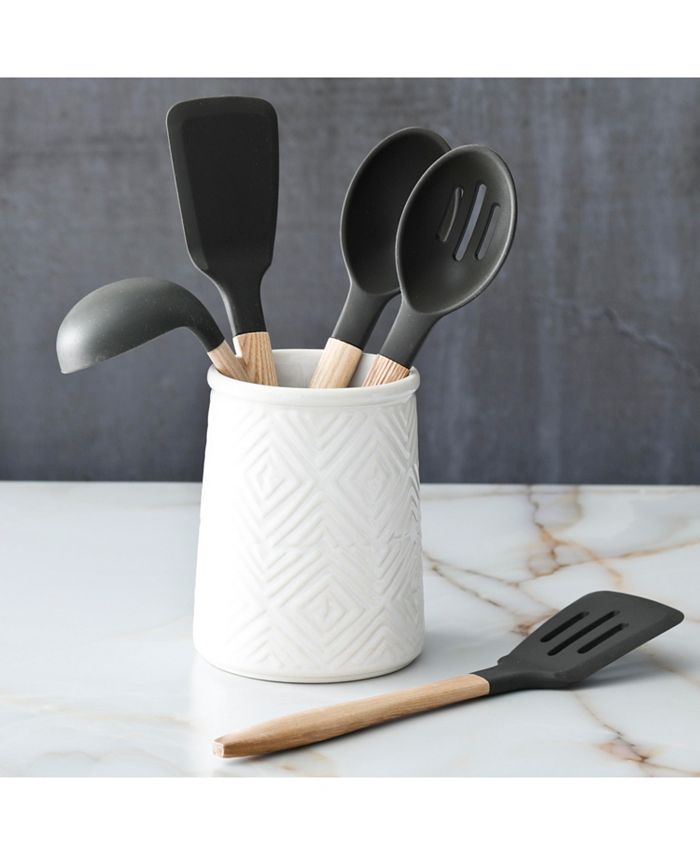 Cravings by Chrissy Teigen 6-Pc. Ceramic Crock & Tools Set ...