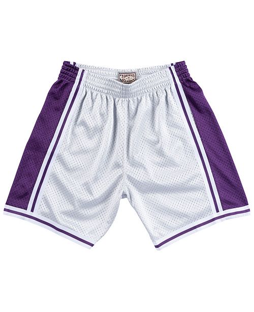 Mitchell Ness Men S Los Angeles Lakers Platinum Swingman Shorts Reviews Sports Fan Shop By Lids Men Macy S