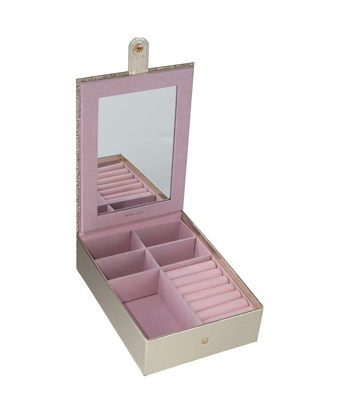 Ruby Cash Multi Compartment Jewelry Organizer Box With Vanity Mirror Reviews Home Macy S The perfect blend of style and practicality, this dual purpose make up and jewellery cabinet not only provides you with a great spot to organise your accessories, but a full. multi compartment jewelry organizer box with vanity mirror