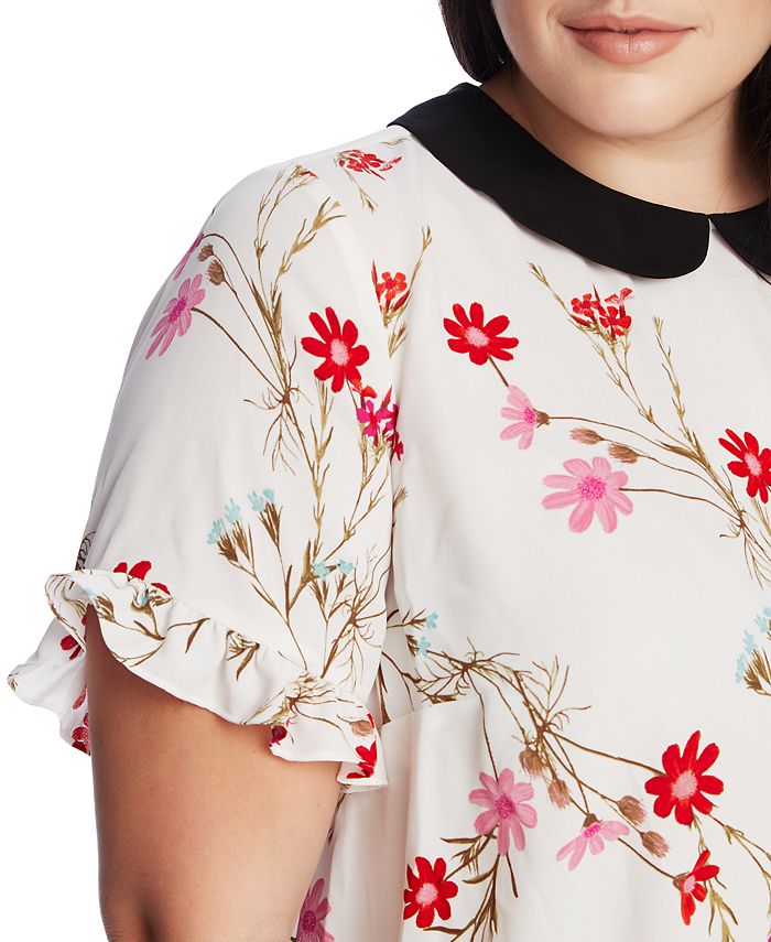 cece peter pan collar top