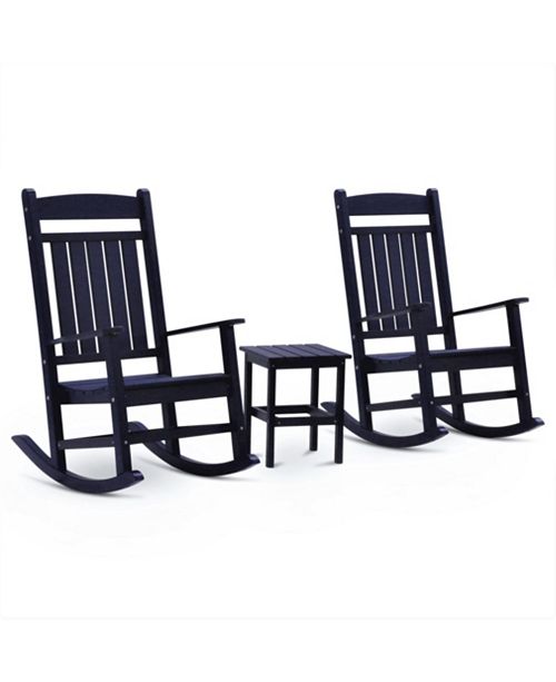 Furniture Classic Outdoor Rocking Chair Set Reviews Furniture Macy S