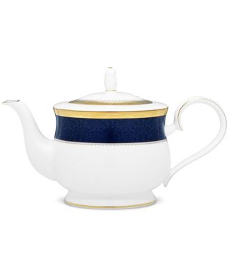 Заварочный чайник Noritake Odessa Cobalt Gold, 43 унции.
