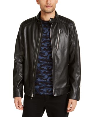 calvin klein jeans leather jacket