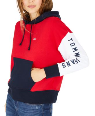 tommy jeans relaxed fit hoodie