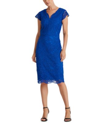 ralph lauren lace dress macy's