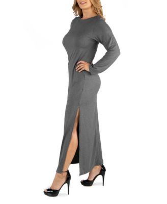 plus size maxi dress with sleeves