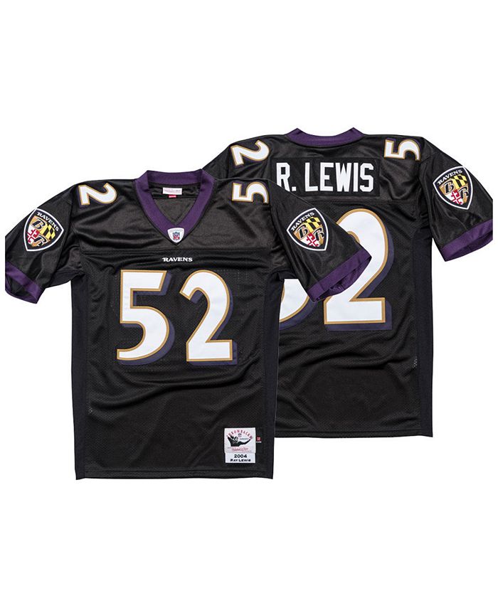 Men's Ray Lewis Baltimore Ravens Replica Throwback Jersey