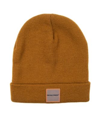 Вязаная шапочка с черепом из настоящего дерева