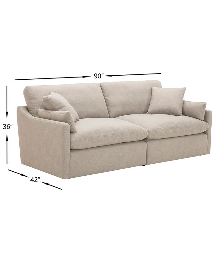 Furniture CLOSEOUT! Joud 2Pc. Fabric Sofa, Created for Macy's & Reviews Furniture Macy's