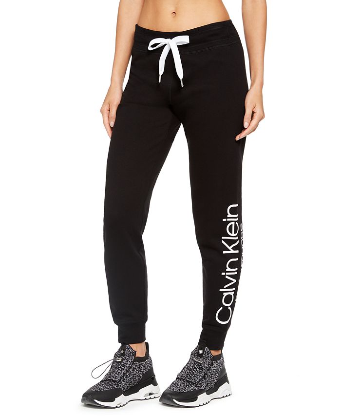 calvin klein womens grey joggers