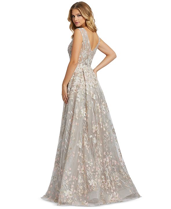 MAC DUGGAL Embroidered Floral Ball Gown & Reviews ...