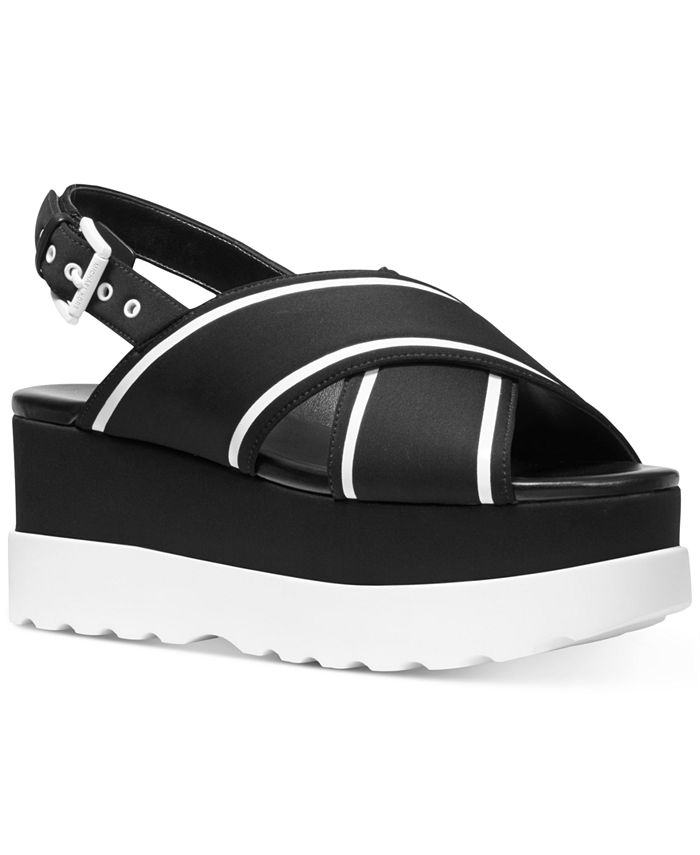 Michael Kors Becker Platform Sandals & Reviews - Sandals - Shoes - Macy's