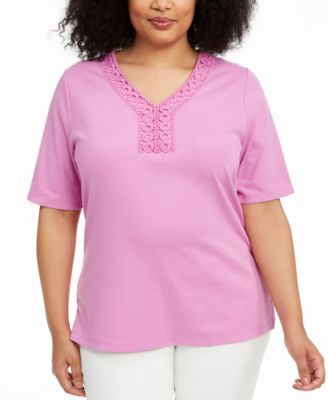 macys plus size karen scott tops